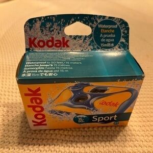 Kodak 8004707 Max Waterproof 'One Time Use' Sport Film Camera Exp 9/2023 Sealed